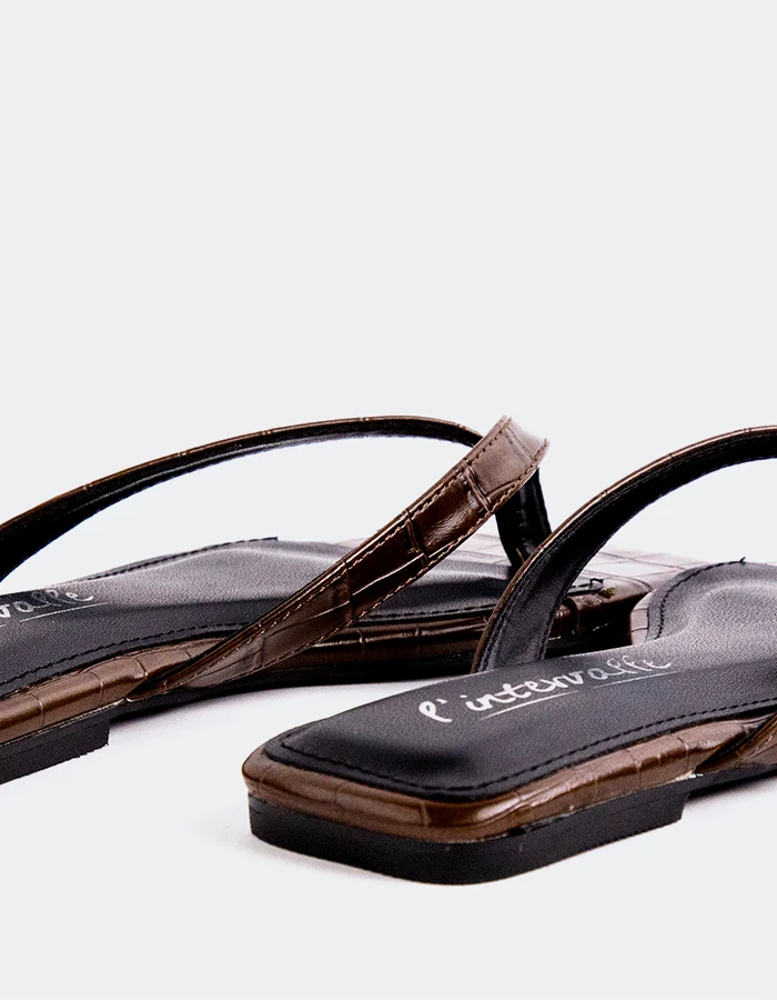 Crina Brown Croco