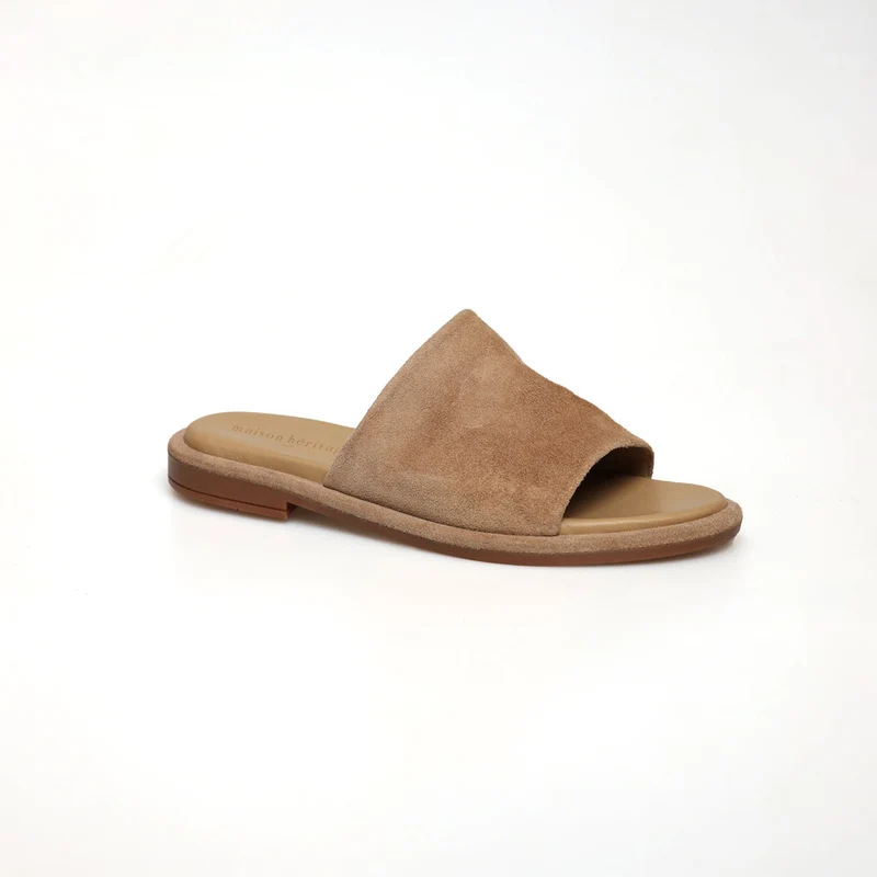 MACARIA BEIGE SUEDE