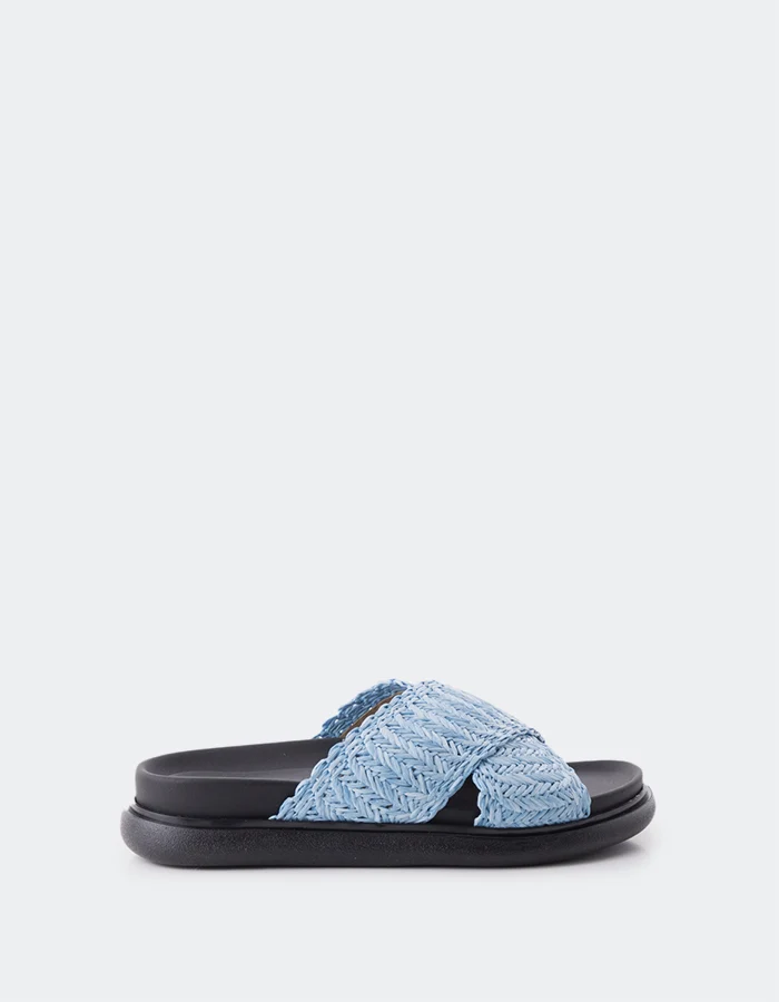 Tuva Turquoise Raffia