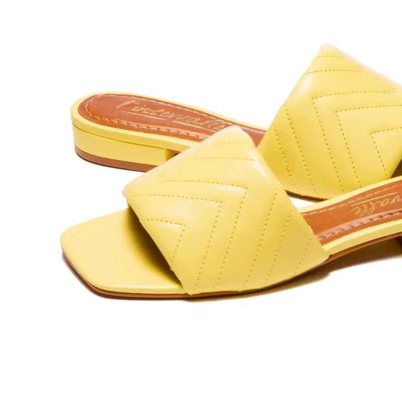 Marlin Yellow Leather