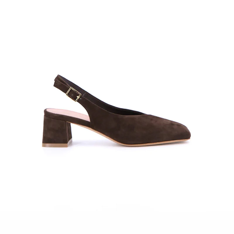 DORLA MARRON SUEDE
