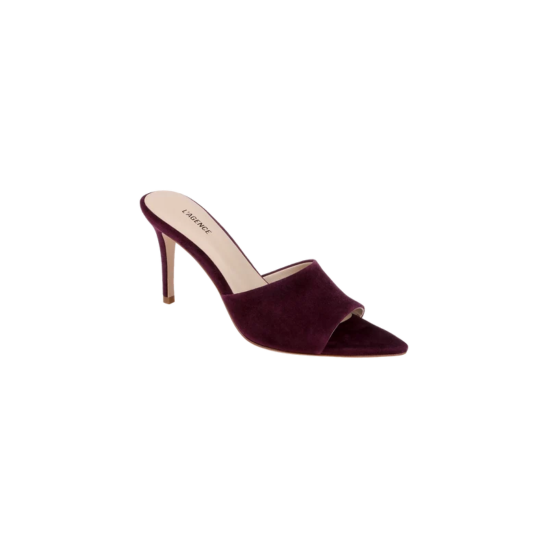 Lolita Suede Open-Toe Mule