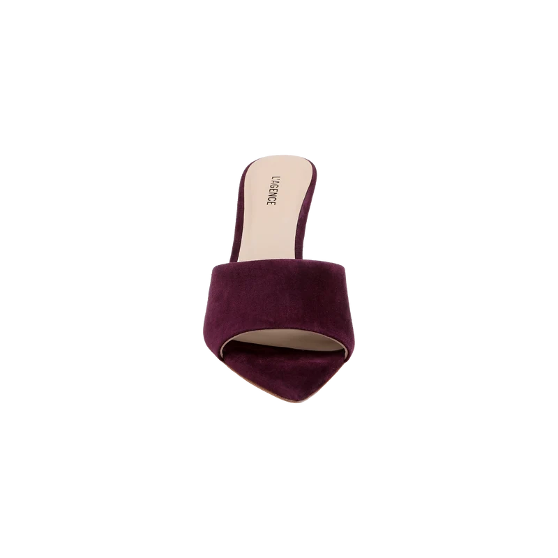 Lolita Suede Open-Toe Mule