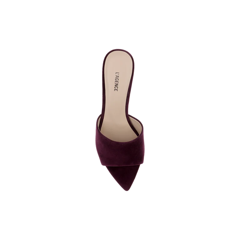 Lolita Suede Open-Toe Mule