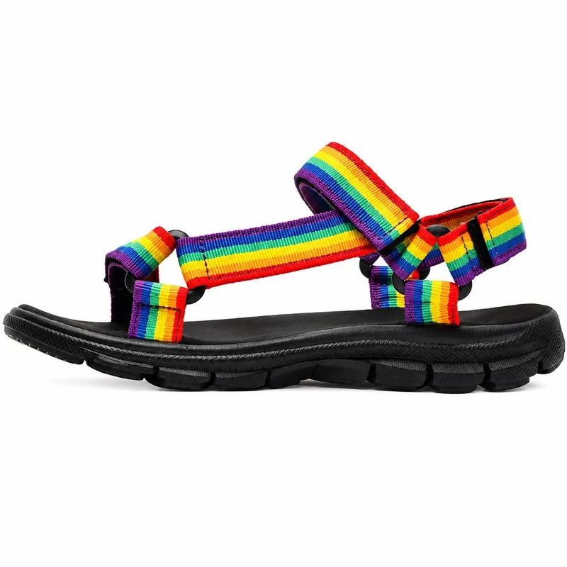Women's Rainbow Strap Hiking Sandal