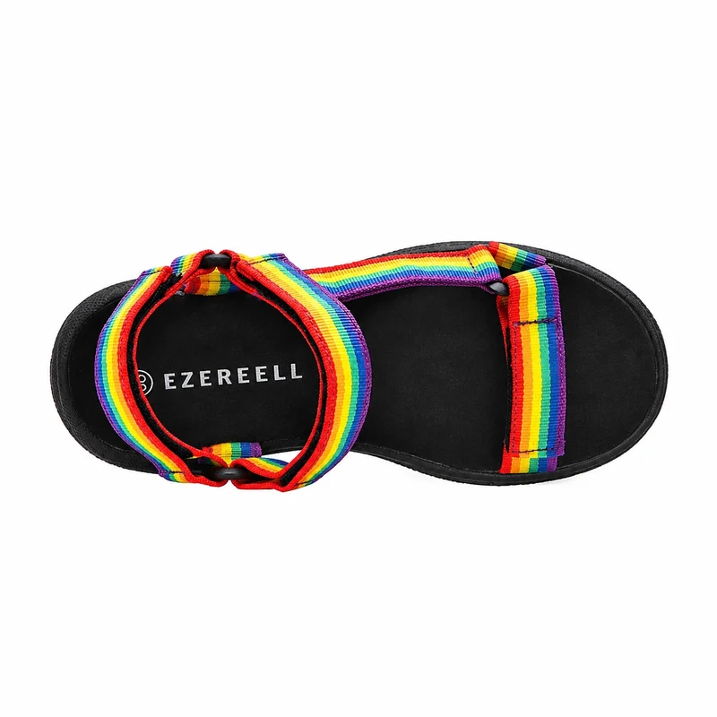 Women's Rainbow Strap Hiking Sandal