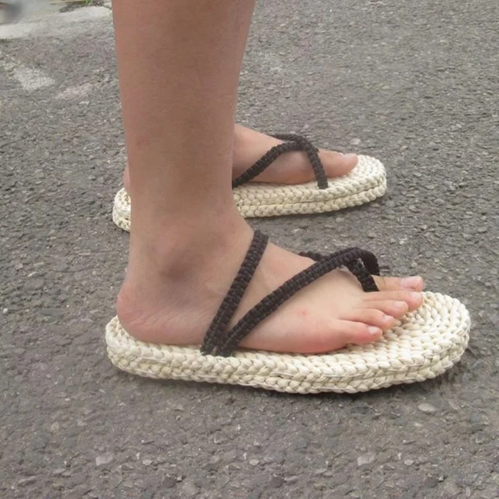 Japanese Luffy Cosplay Straw Sandal