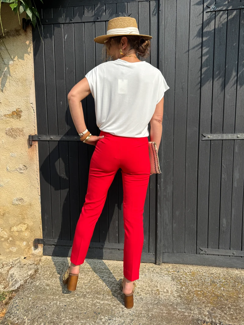 Pantalon rouge LIVERPOOL Hippocampe