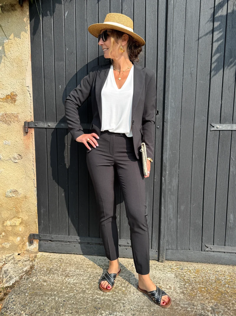 Pantalon noir LIVERPOOL Hippocampe