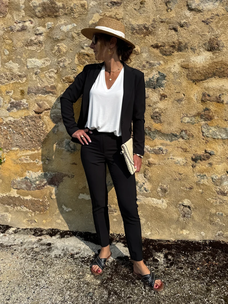 Pantalon noir LIVERPOOL Hippocampe
