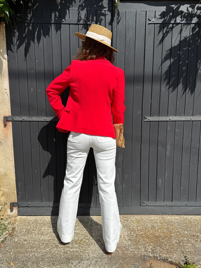 Veste rouge DIANA Hippocampe