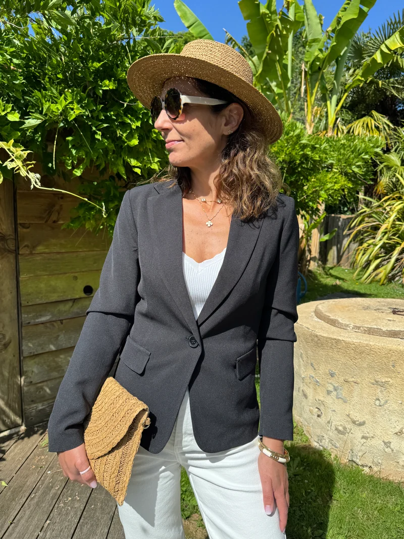 Veste noir DIANA Hippocampe