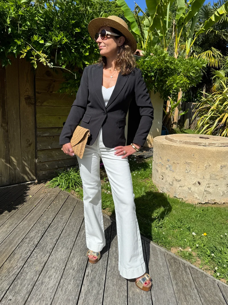 Veste noir DIANA Hippocampe