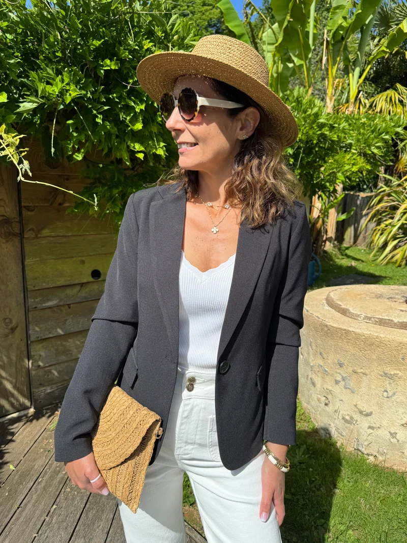Veste noir DIANA Hippocampe