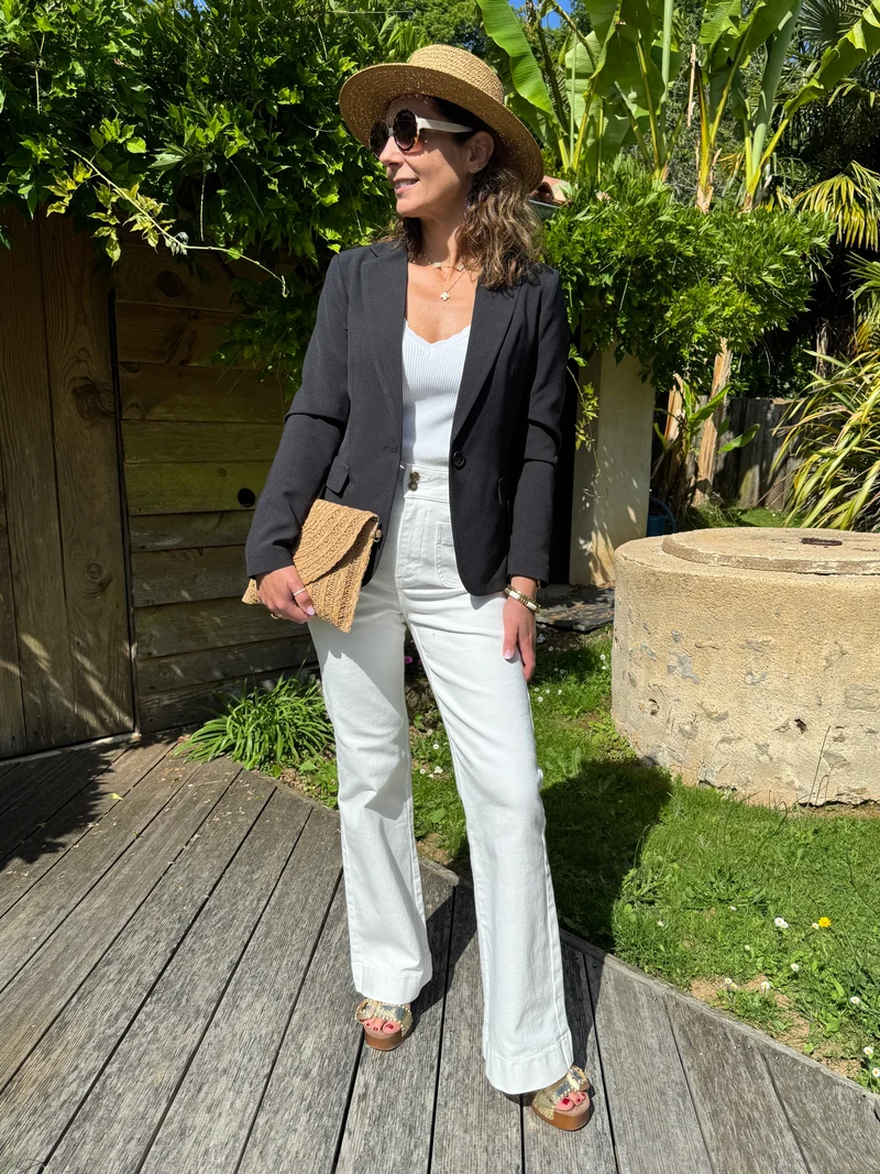 Veste noir DIANA Hippocampe