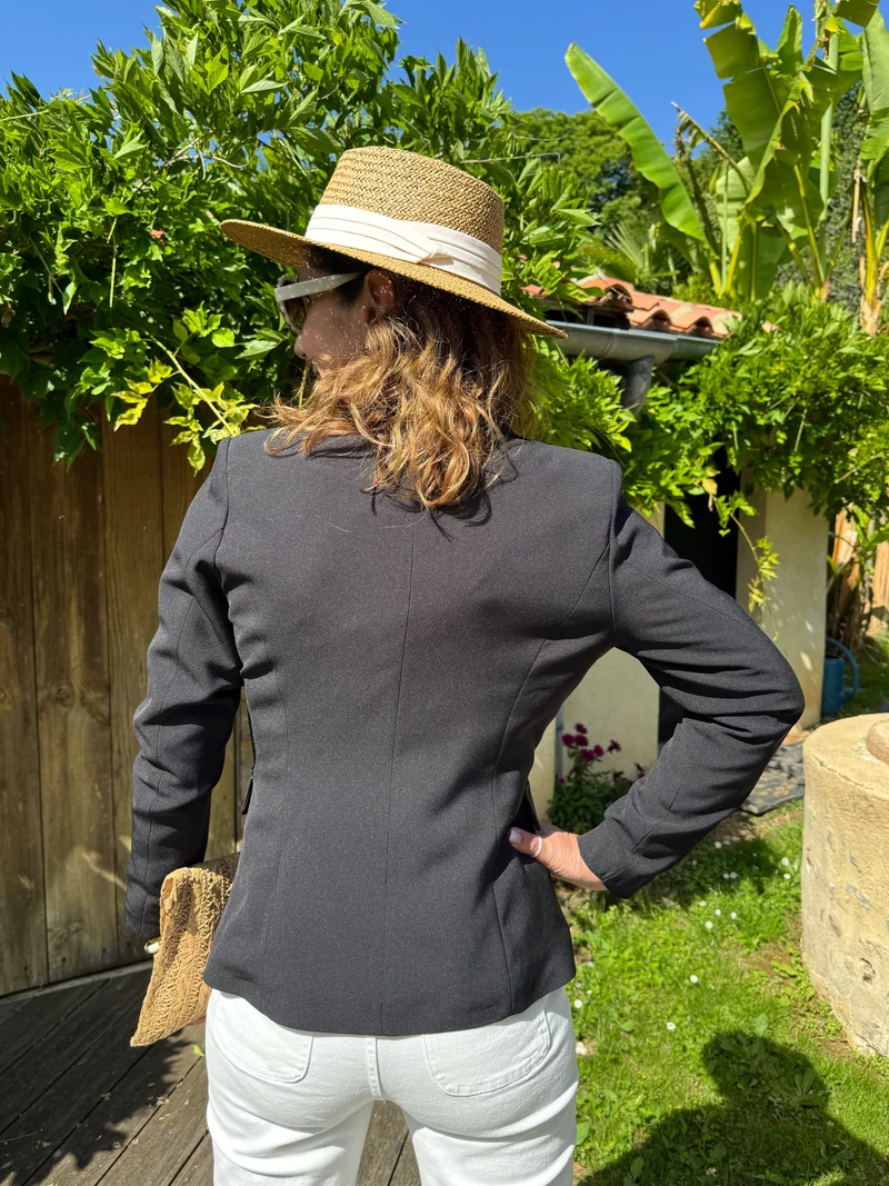 Veste noir DIANA Hippocampe