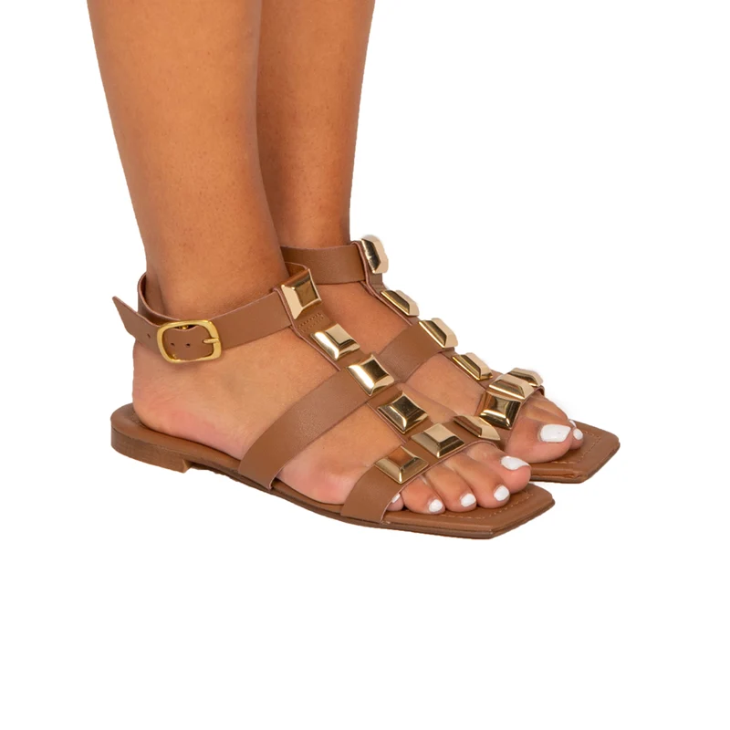 Feya Tan Leather