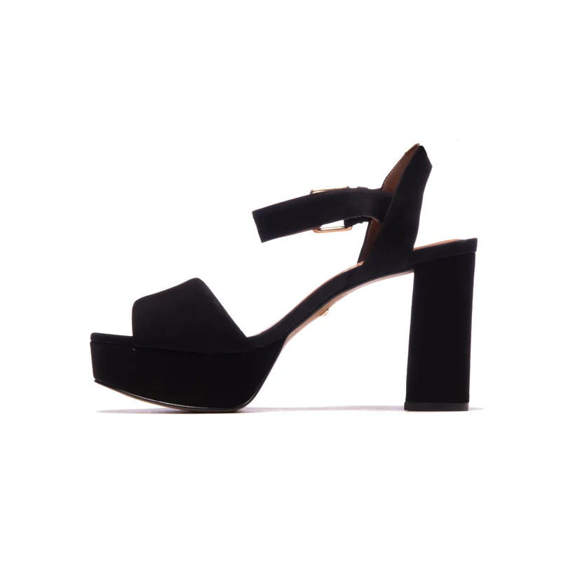 Lelia Black Nubuck