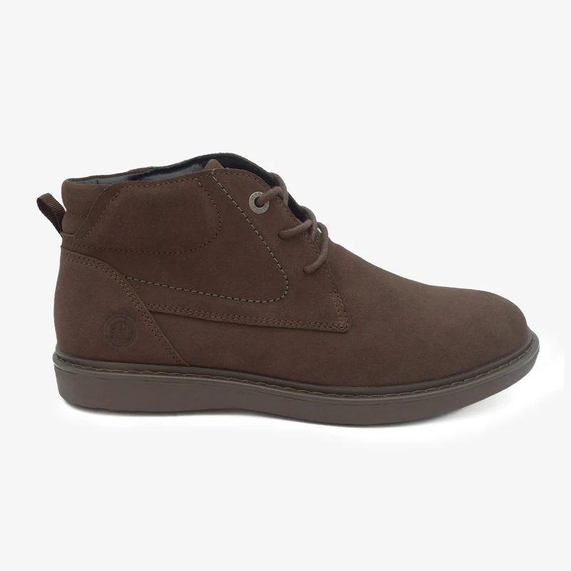 Boots en cuir Arizona marron chocolat