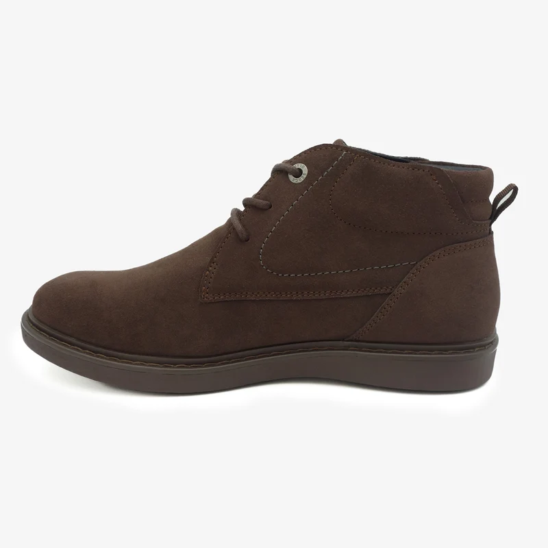 Boots en cuir Arizona marron chocolat