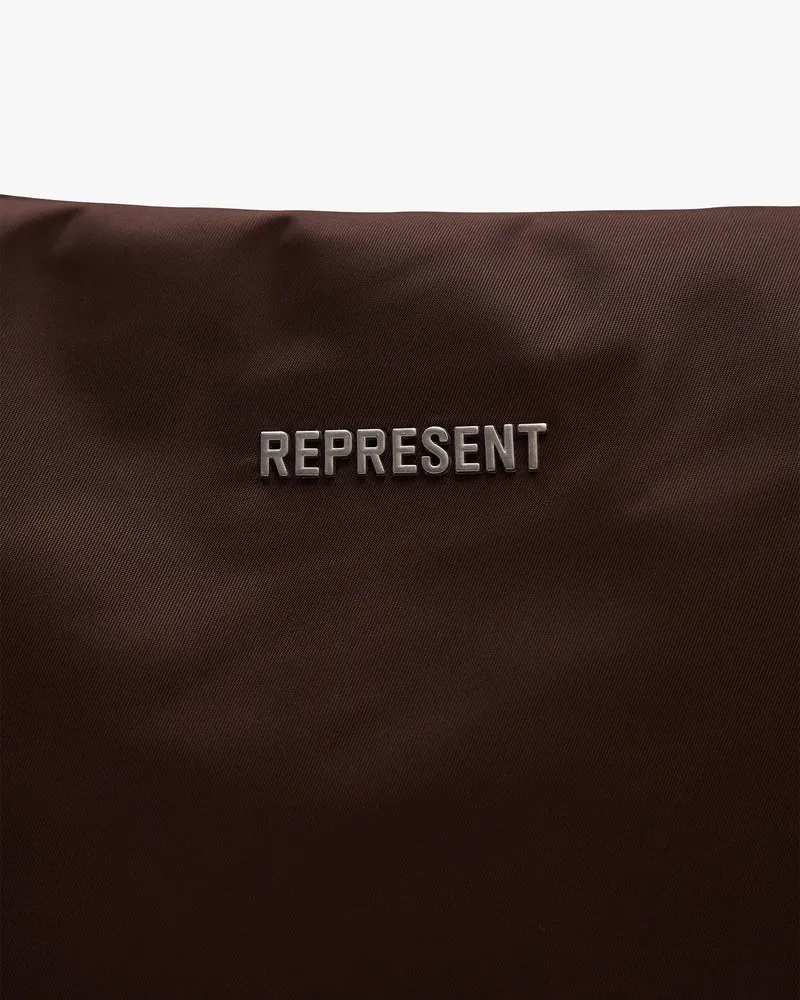Padded Sling Bag - Dark Brown