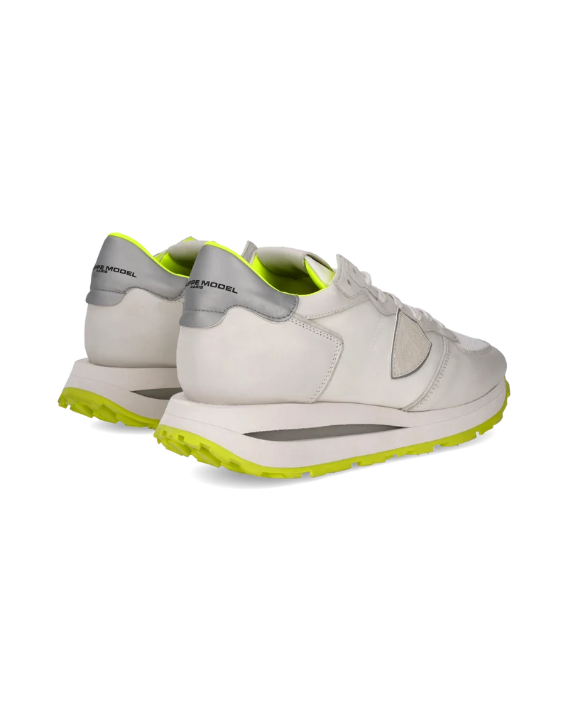 Sneakers Tropez Haute Running Men, White Yellow