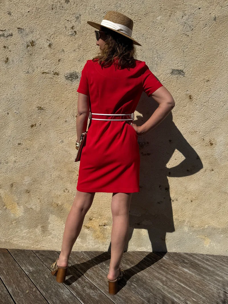 Robe rouge PASSIONNEMENT Hippocampe
