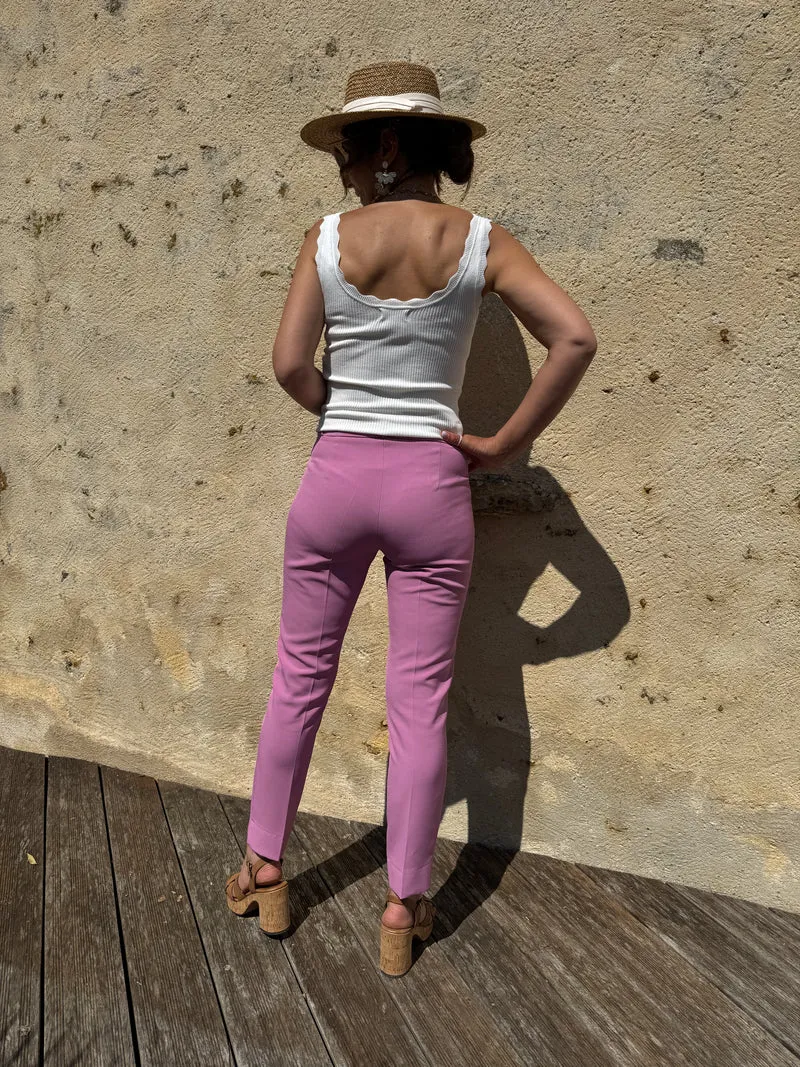 Pantalon lilas LIVERPOOL Hippocampe