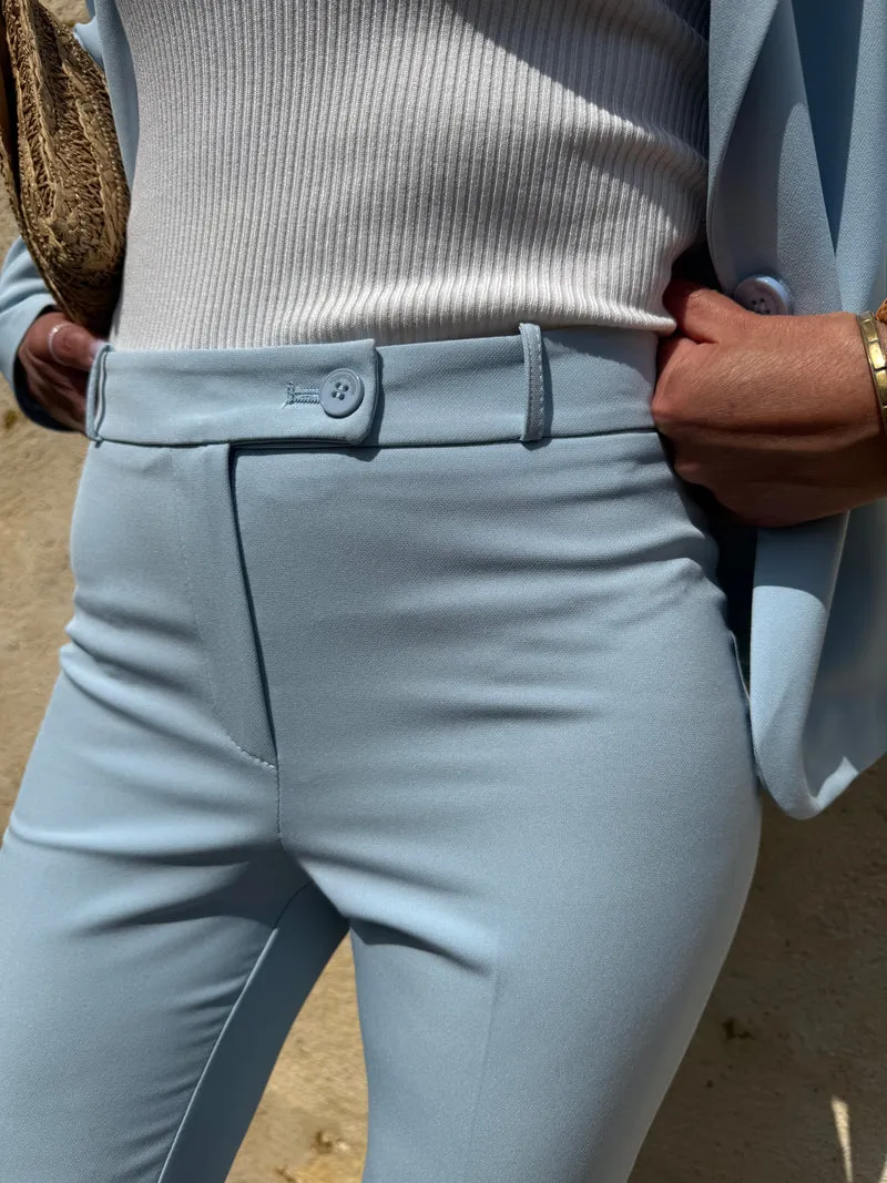 Pantalon bleu ciel LIVERPOOL Hippocampe
