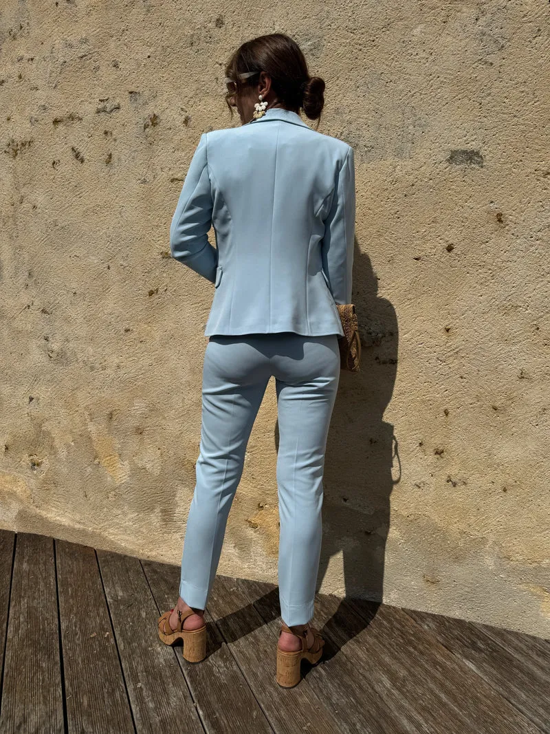 Pantalon bleu ciel LIVERPOOL Hippocampe