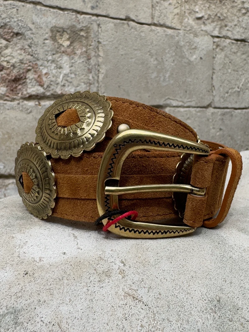 Ceinture en cuir camel ALICIA La Petite Étoile
