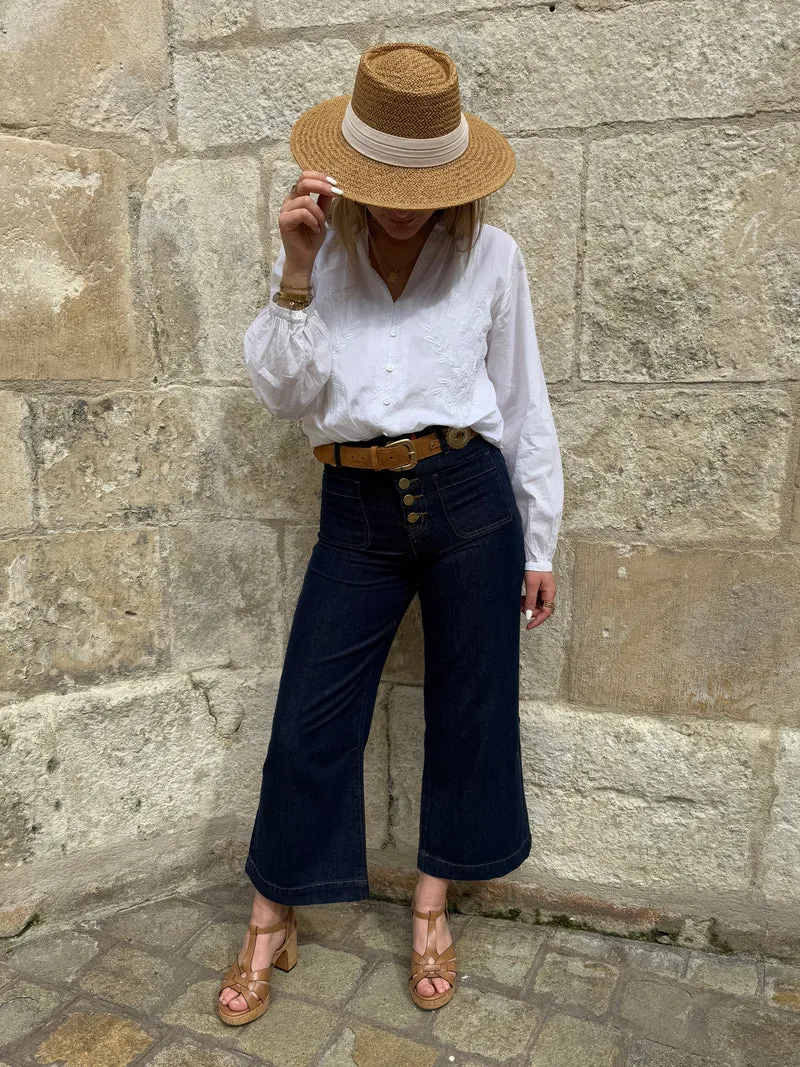 Ceinture en cuir camel ALICIA La Petite Étoile