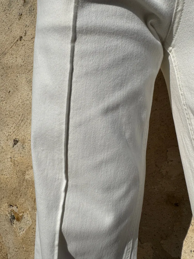 Jean droit blanc PAOLA La Petite Étoile