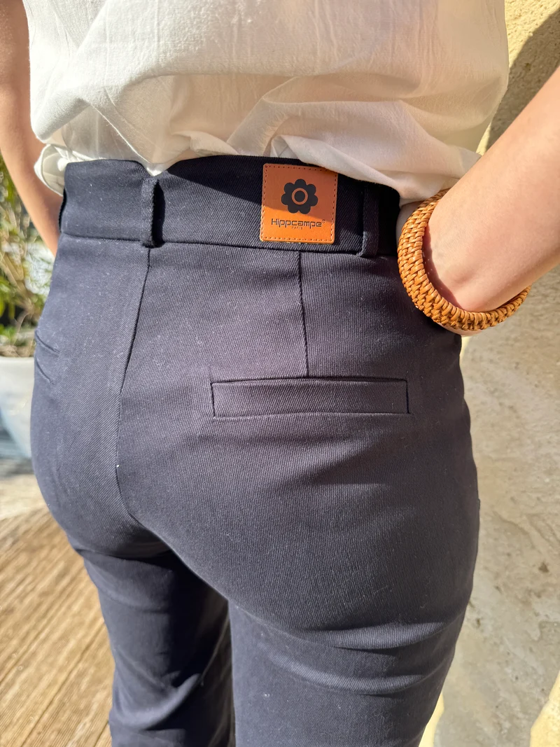 Pantalon WOOD STOCK DAISY marine Hippocampe