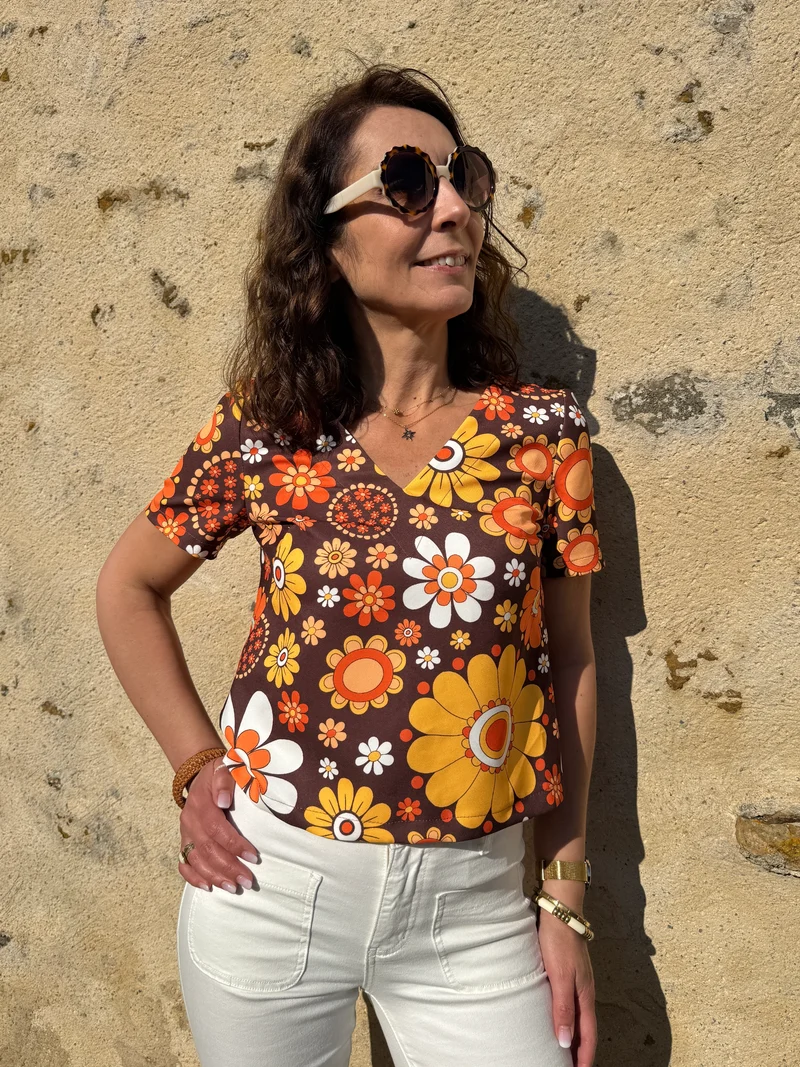 Top SEVENTIES n°26 marron Hippocampe