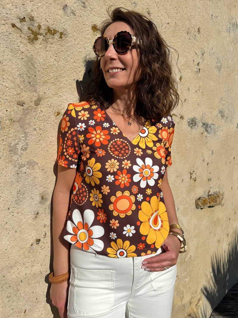 Top SEVENTIES n°26 marron Hippocampe