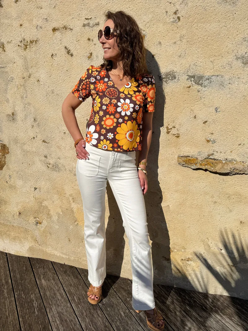 Top SEVENTIES n°26 marron Hippocampe