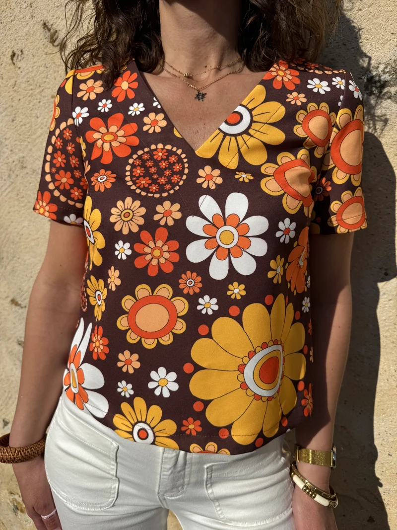 Top SEVENTIES n°26 marron Hippocampe