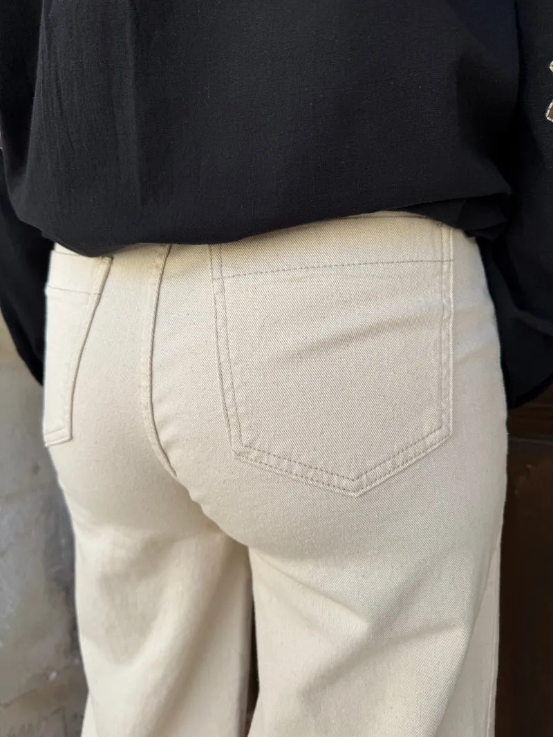 Jeans naturel perforé MILO Oraije