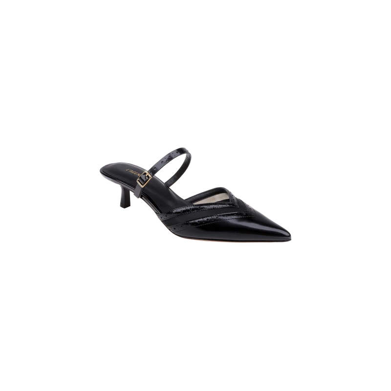 Shelbie Kitten-Heel Mule