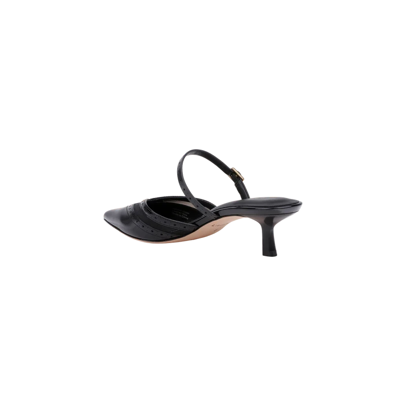 Shelbie Kitten-Heel Mule
