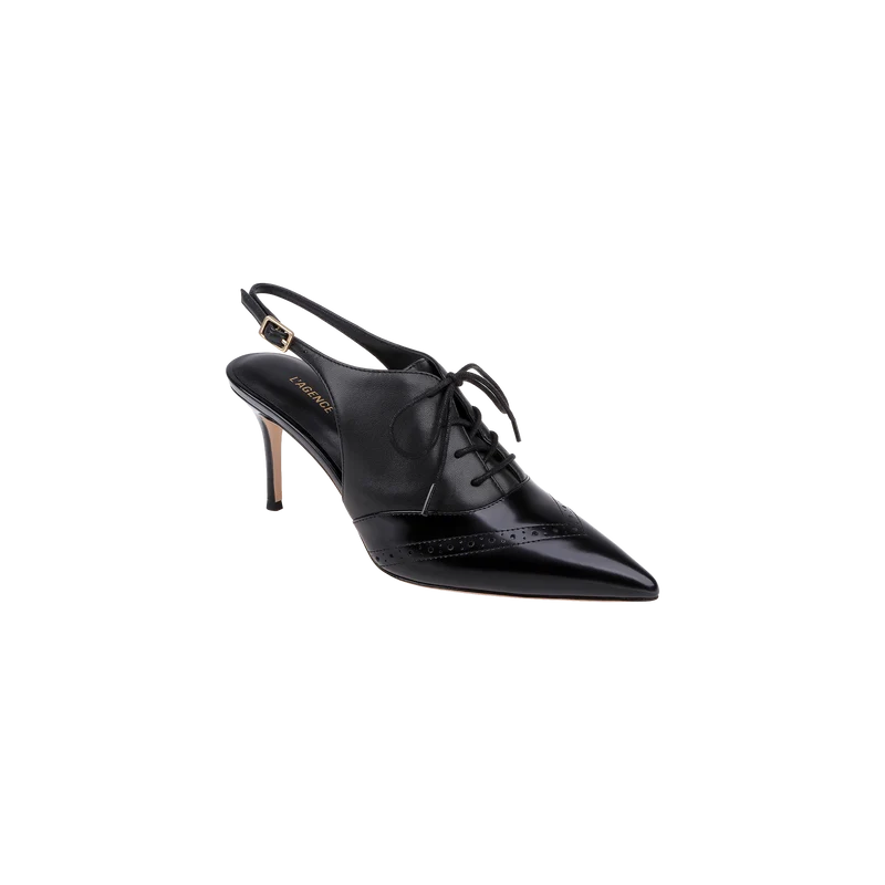 Shreya Leather Slingback Pump