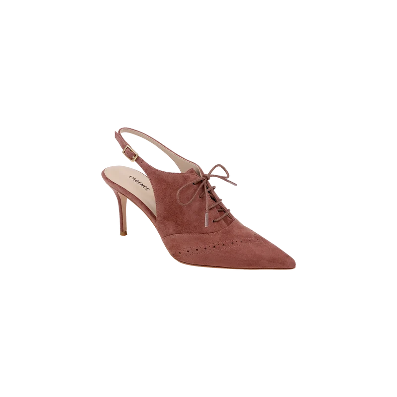 Shreya Suede Slingback Pump