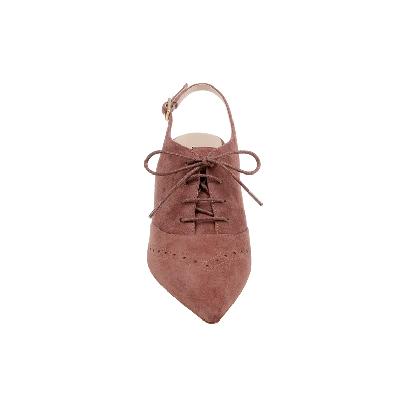 Shreya Suede Slingback Pump