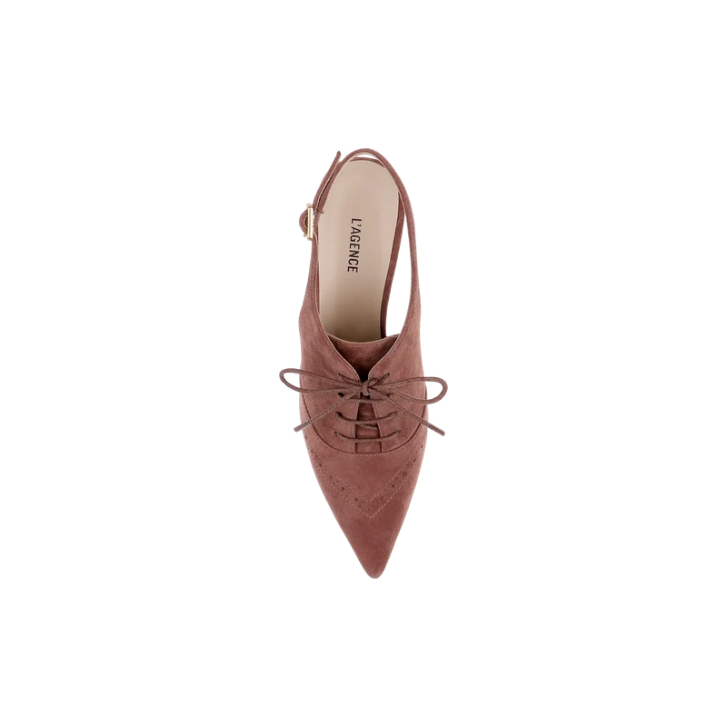 Shreya Suede Slingback Pump