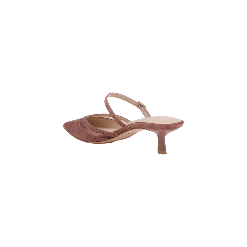 Shelbie Kitten-Heel Mule
