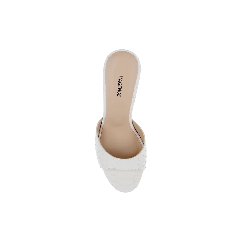 Avery Leather Open-Toe Mule