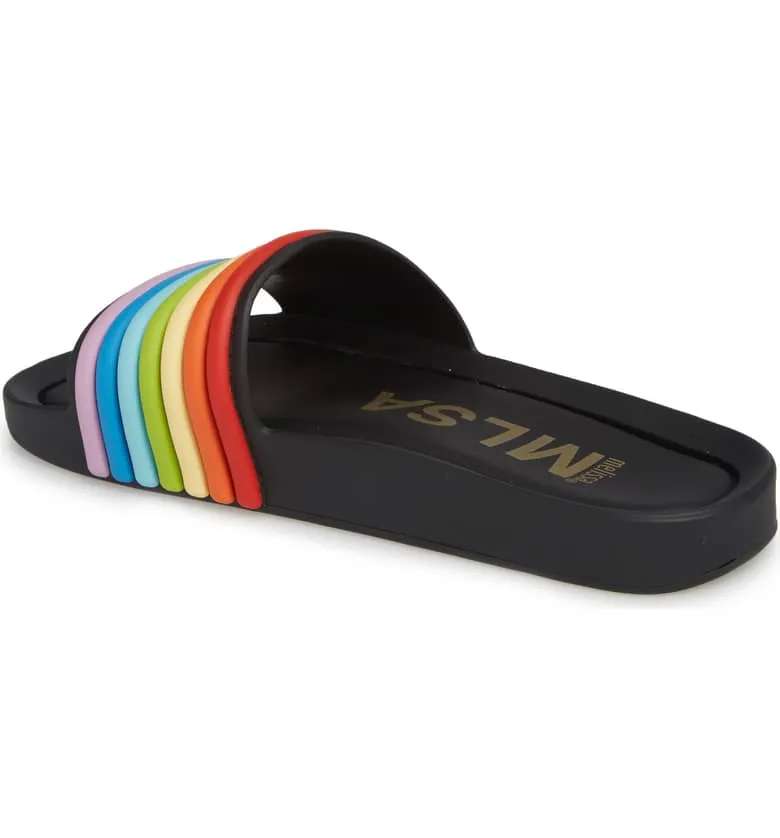 Claquettes arc-en-ciel Melissa pour adultes