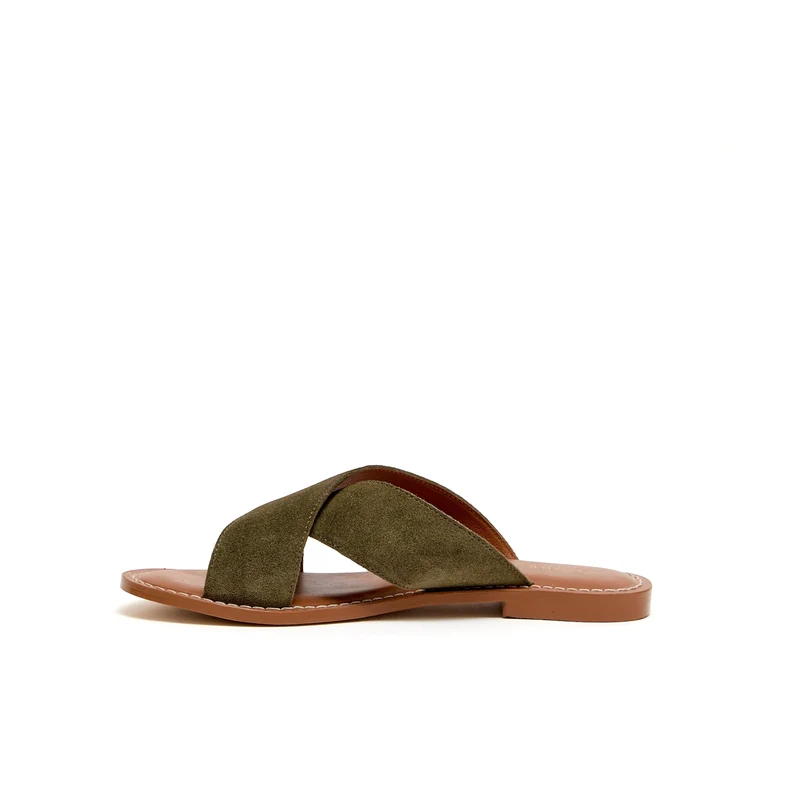 SERINGATIE KAKI SUEDE