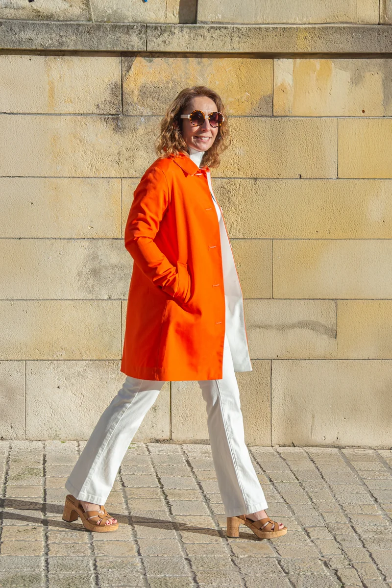 Caban orange JE T'AIME Hippocampe